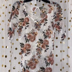 Womans’ See Through Blouse